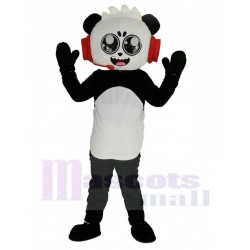 Combo Panda with Red Headset from Ryan's World Mascot Costume Cartoon