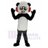 Kombi-Panda mit rotem Headset von Ryans Welt Maskottchen Kostüm Karikatur