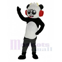 Combo Panda with Red Headset from Ryan's World Mascot Costume Cartoon