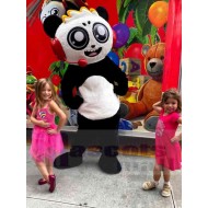 Panda combo Traje de la mascota de El mundo de Ryan Dibujos animados