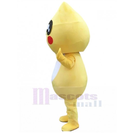 Affectionate Yellow Cat Mascot Costume Animal