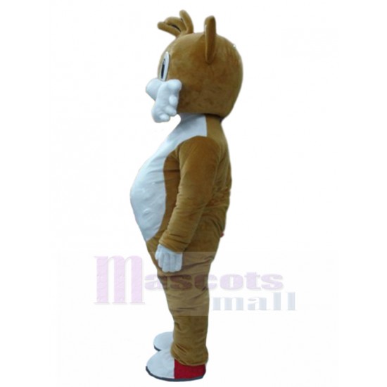 Amiable Brown Cat Mascot Costume Animal