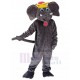 Grauer Elefant Maskottchen Kostüm mit Krone Tier