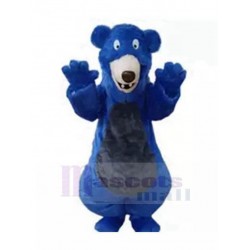 Hot Sale Dark Blue Bear Mascot Costume Animal