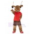 Fourmi Emmet Costume de mascotte avec T-shirt rouge Animal