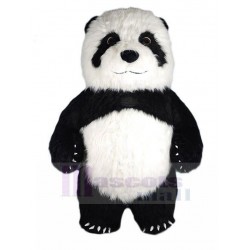 Plush Black and White Panda Mascot Costume Animal