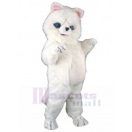 Plüsch Weiß Persische Katze Maskottchen Kostüm Tier