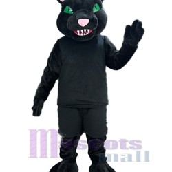 Dientes afilados Negro Pantera Disfraz de mascota Animal