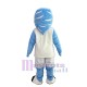 Blue Hurricane Mascot Costume