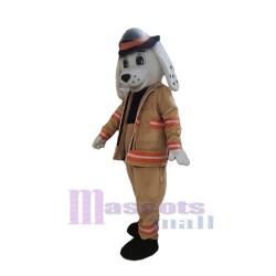 Cute Brown Sparky the Fire Dog Mascot Costume Animal