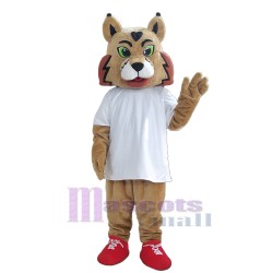 Powerful Wildcat Mascot Costume Animal