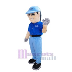 Hombre excavador azul Disfraz de mascota Gente