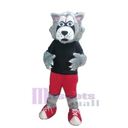 Adorable Wolf Mascot Costume Animal