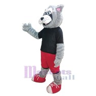 Adorable Wolf Mascot Costume Animal