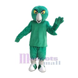 Strong Green Owl Mascot Costume Animal