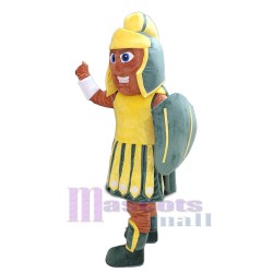 Powerful Spartan Mascot Costume People