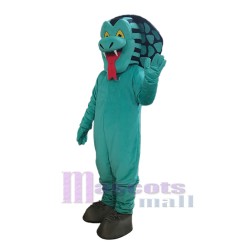 Funny Turquoise Snake Mascot Costume Animal