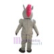 Power Gray Horse with Red Hair Mascot Costume Animal