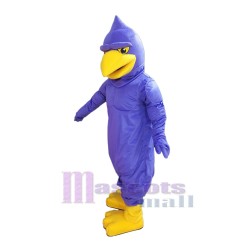 Purple Hawk Mascot Costume Animal