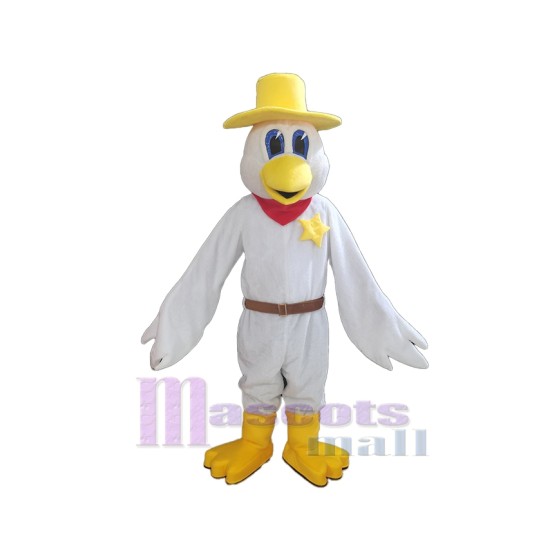 Cowboy Chicken Mascot Costume Animal