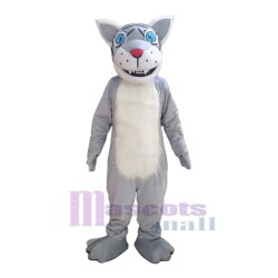 Gray Wildcat Mascot Costume Animal