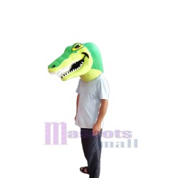Féroce Alligator Déguisement de mascotte Animal Tête seulement