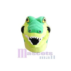 Féroce Alligator Déguisement de mascotte Animal Tête seulement