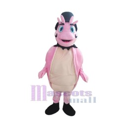 Pink Shrimp Mascot Costume Ocean