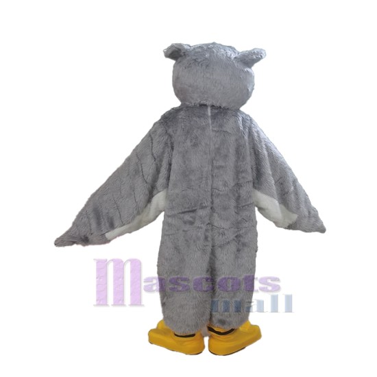 Precioso gris Búho Disfraz de mascota Animal