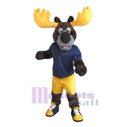 Power Moose Mascot Costume Animal