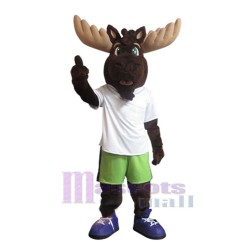 Young Moose Mascot Costume Animal