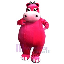 Hipopótamo rosa Disfraz de mascota Animal