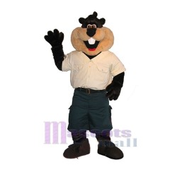 Friendly Beaver Mascot Costume Animal