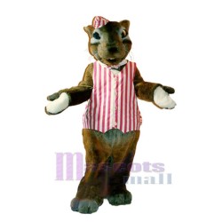 Smart Chipmunk Mascot Costume Animal