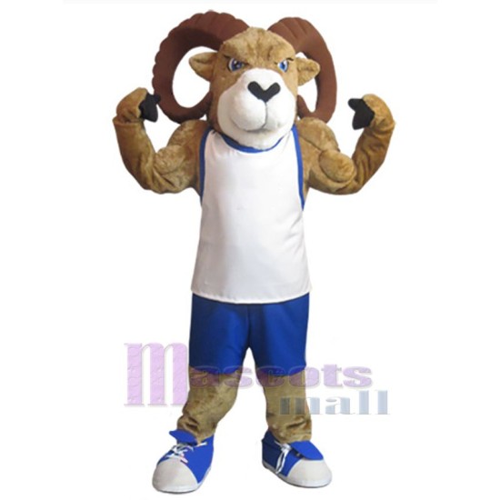 Sporty Ram Mascot Costume Animal