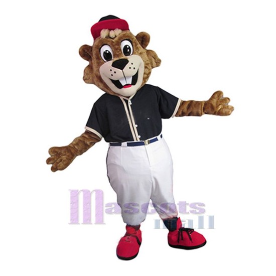 Castor de beisbol Disfraz de mascota Animal