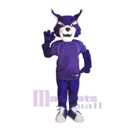 Gato montés púrpura Disfraz de mascota Animal