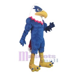 Aigle bleu de puissance Mascotte Costume Animal