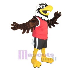 Adler in roter Weste Maskottchenkostüm Tier