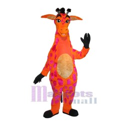 Colorful Giraffe Mascot Costume Animal