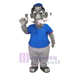 Éléphant de base-ball Mascotte Costume Animal