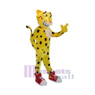 Yellow Leopard Mascot Costume Animal