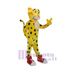 Leopardo amarillo Disfraz de mascota Animal