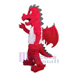 Rot Drachen Maskottchenkostüm Tier