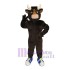 Vache brune Mascotte Costume Animal