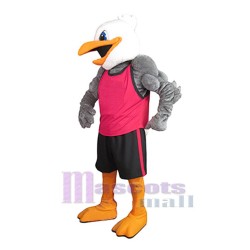 Muscle Gull Mascot Costume Animal