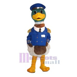 Captain Duck Mascot Costume Animal