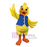 Canard en gilet bleu Mascotte Costume Animal