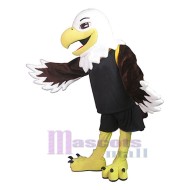 Happy Brown Eagle Mascot Costume Animal