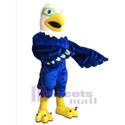 Bleu froid Aigle Mascotte Costume Animal